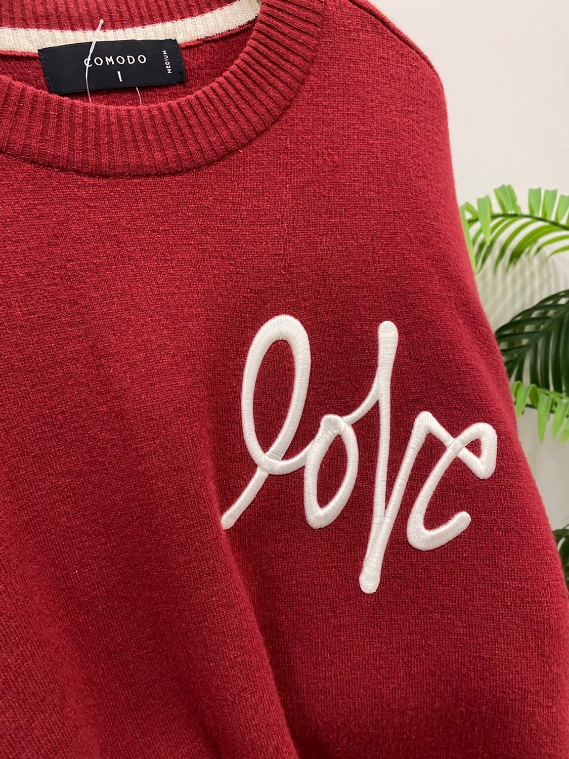 코모도 니트 버건디 상품이미지5