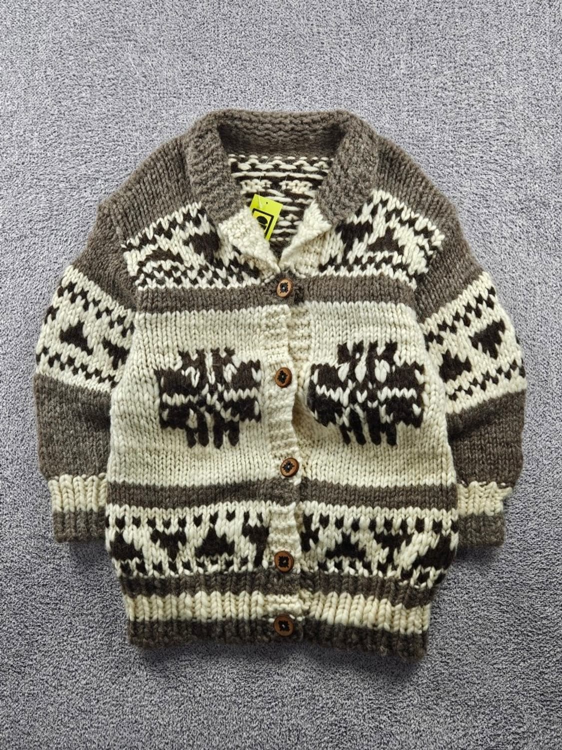 핸드메이드 캐나다 우드 메이플 버튼 코위찬 가디건 (OS) / 10974 상품이미지1