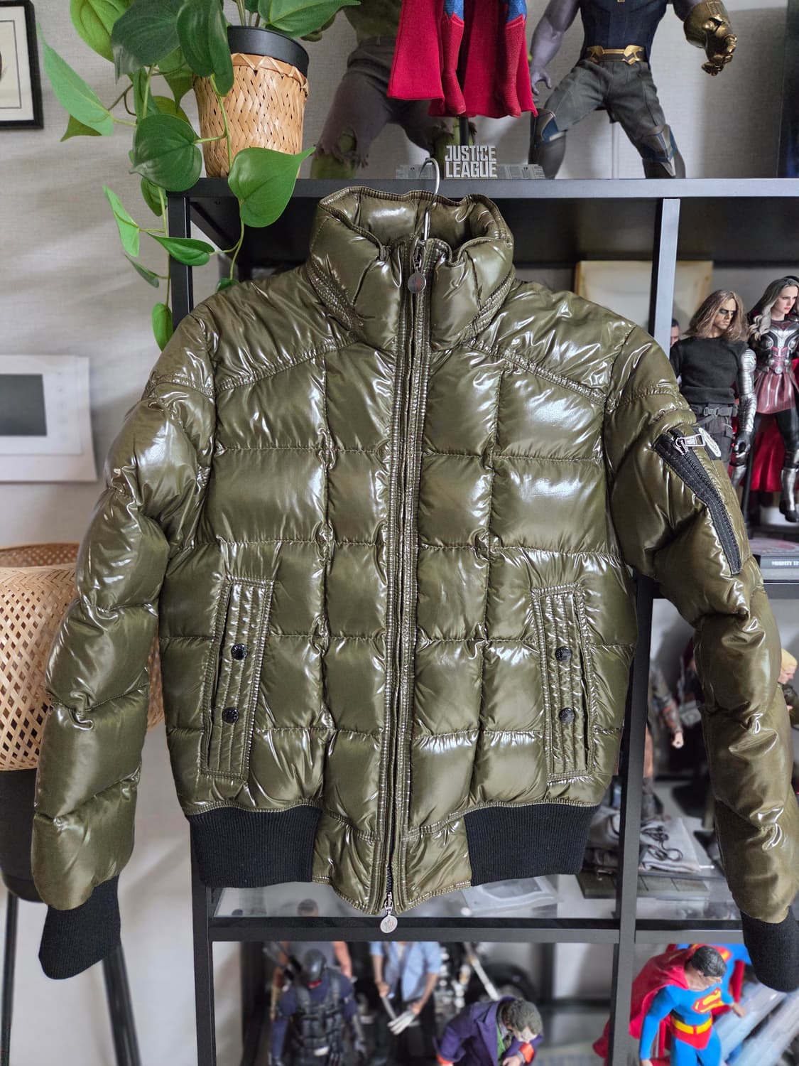 Moncler Auburn classic 카키 봄버 점퍼 상품이미지1