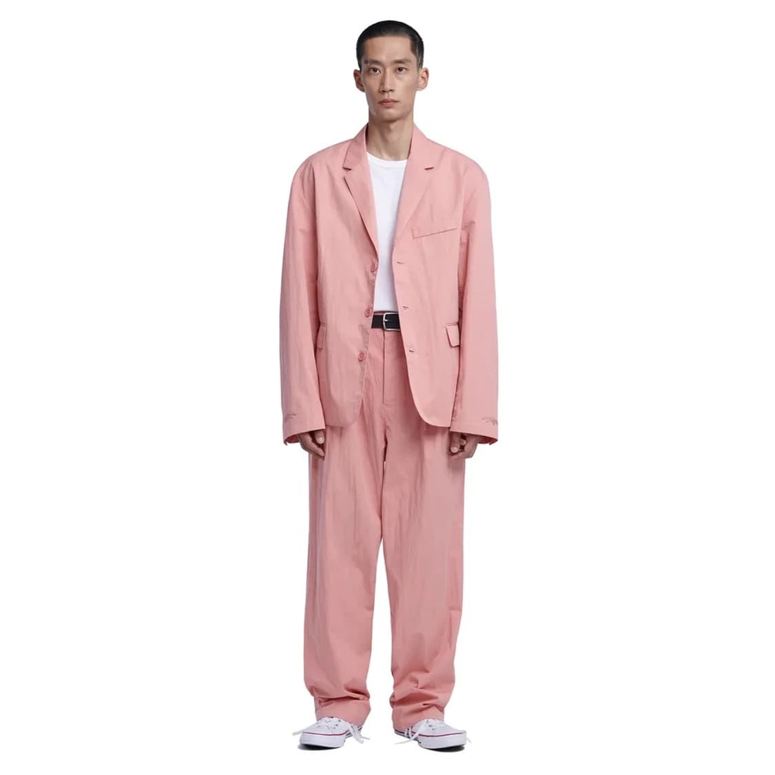 노매뉴얼 AW 쓰리버튼 핑크 블레이저 PN7777 상품이미지5