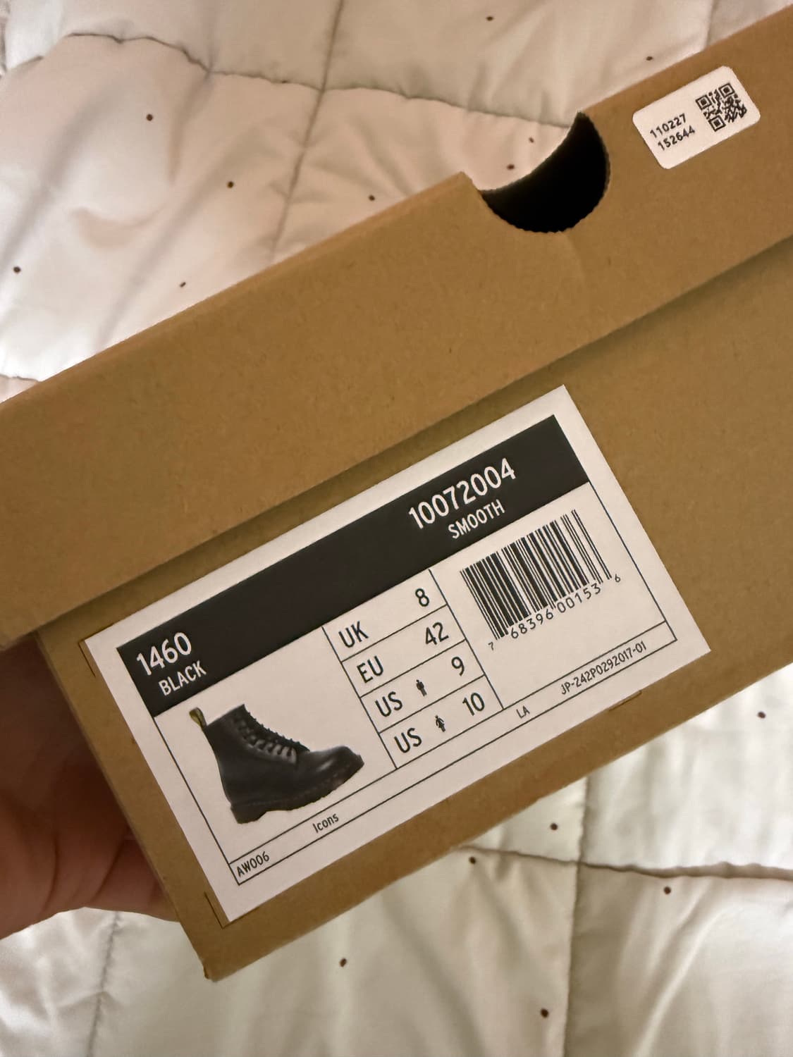 [풀박스] 닥터마틴 1460 스무스 부츠 블랙 270 (UK8) 상품이미지4