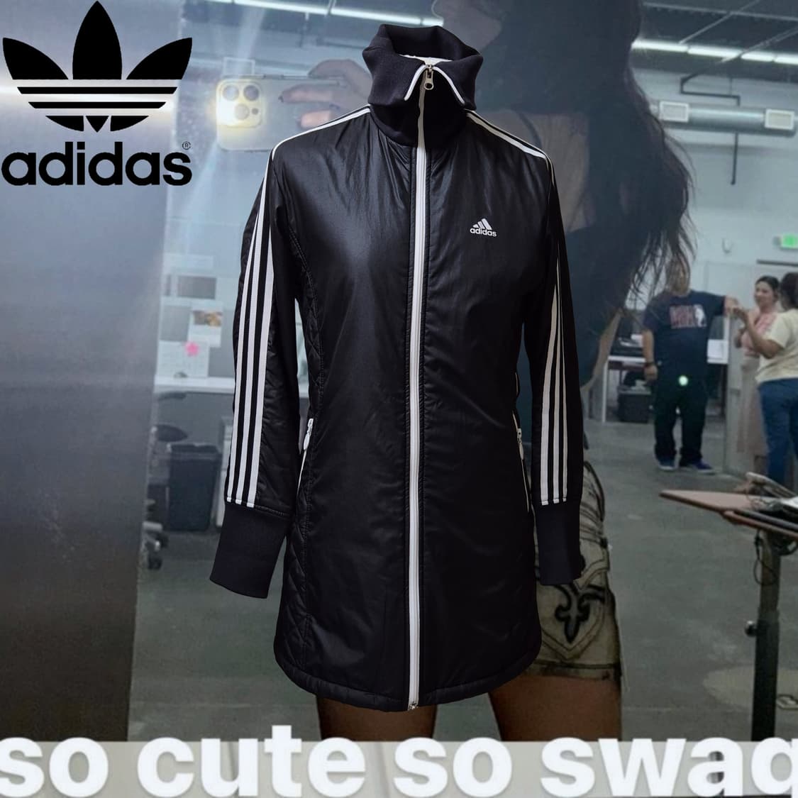 ADIDAS 00s quilting high-neck track ops 상품이미지2