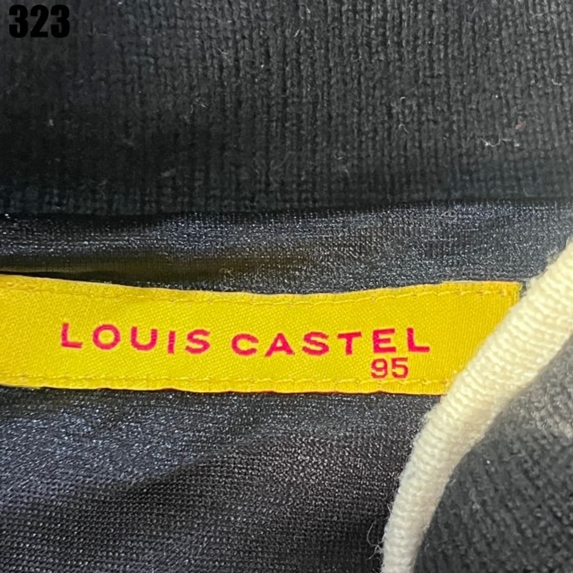 루이까스텔 블랙 니트 집업 자켓 상품이미지2