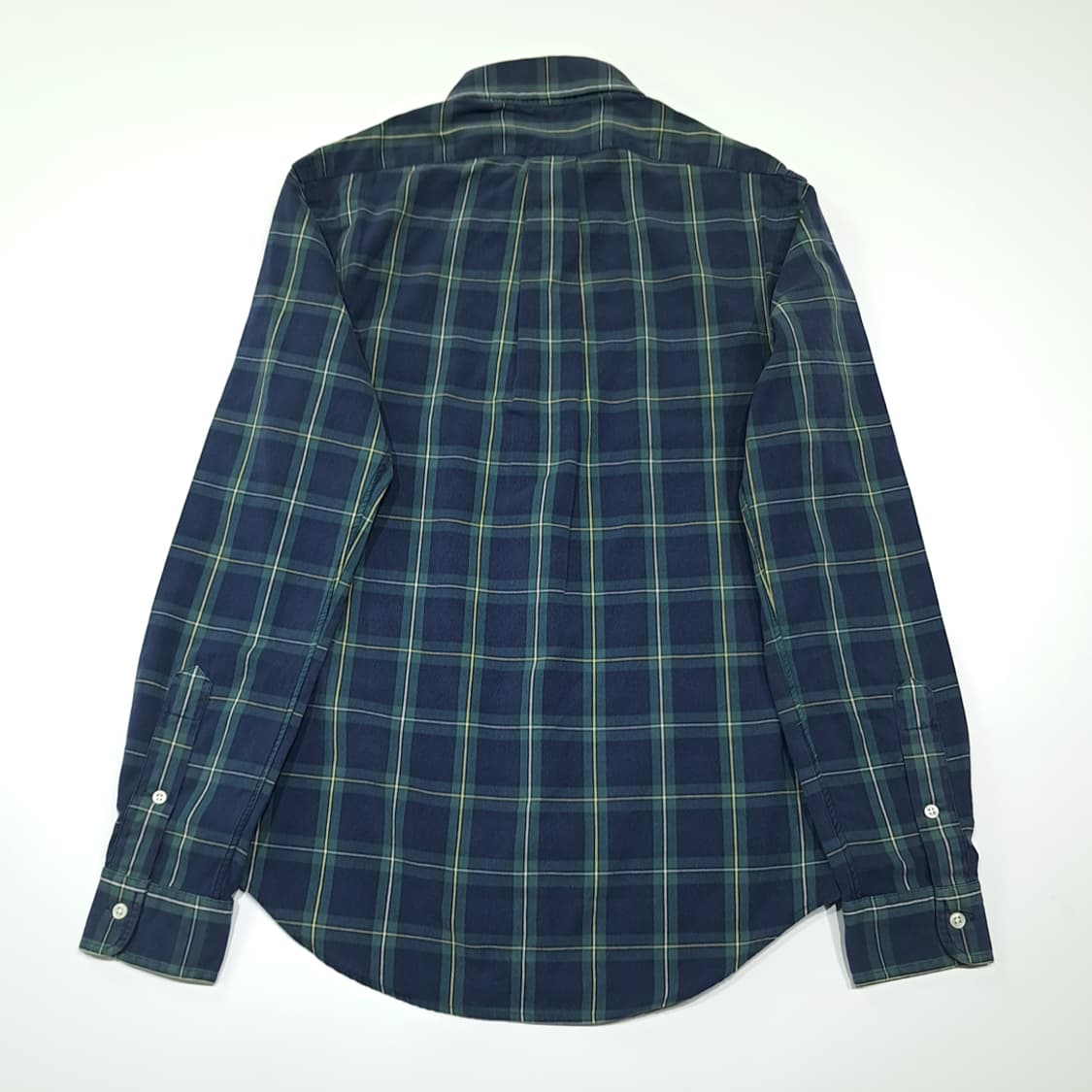 CK155 S 폴로 00s 필리핀판 모던 블랙워치 타탄체크 셔츠 남방 상품이미지7