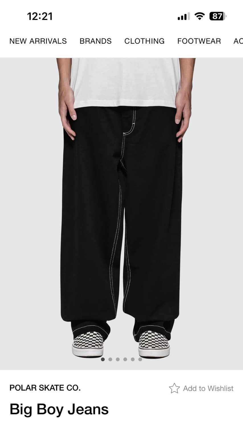 Polar skate 빅보이 데님 상품이미지1