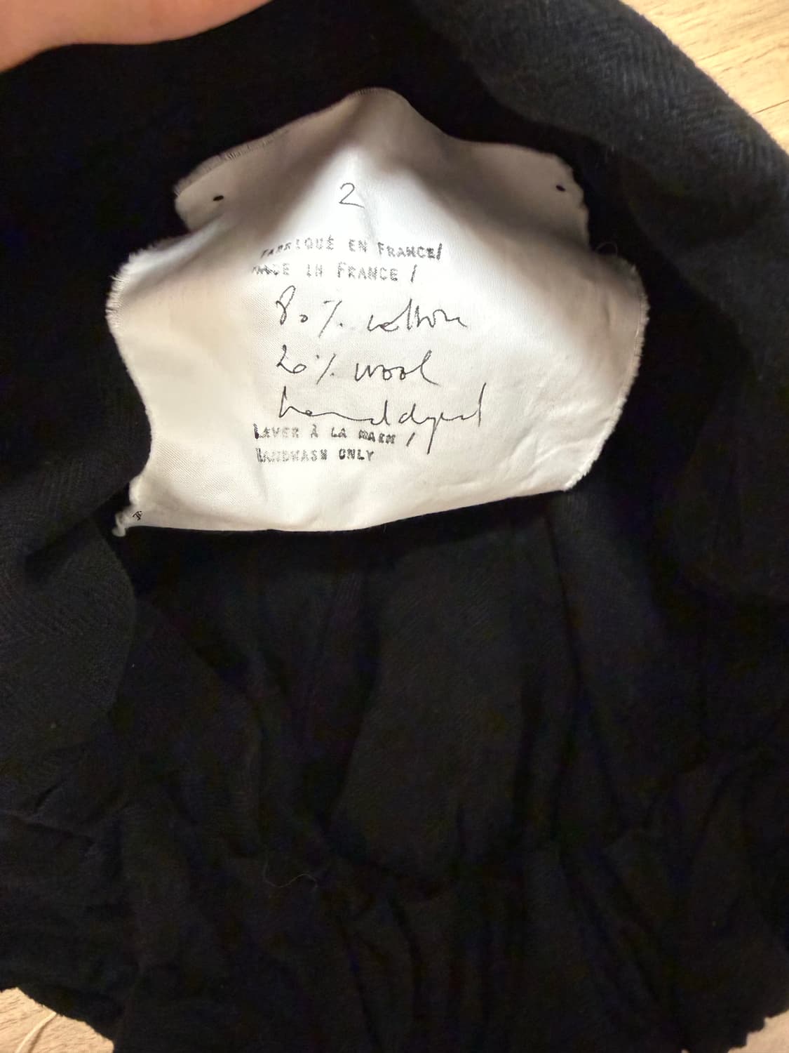 Atelier Suppan 핸드 다이드 캡 새상품 상품이미지4