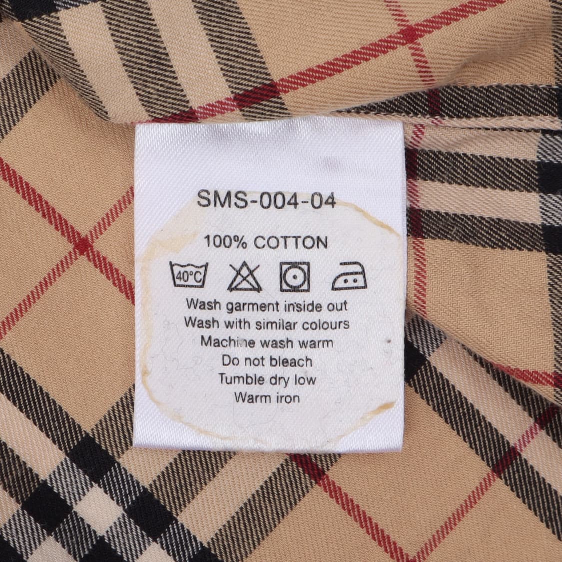 버버리 베이지 노바체크 셔츠 상품이미지9