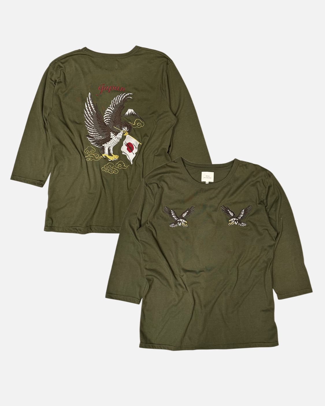 CORISCO suvenier eagle embroidery t-shir 상품이미지1