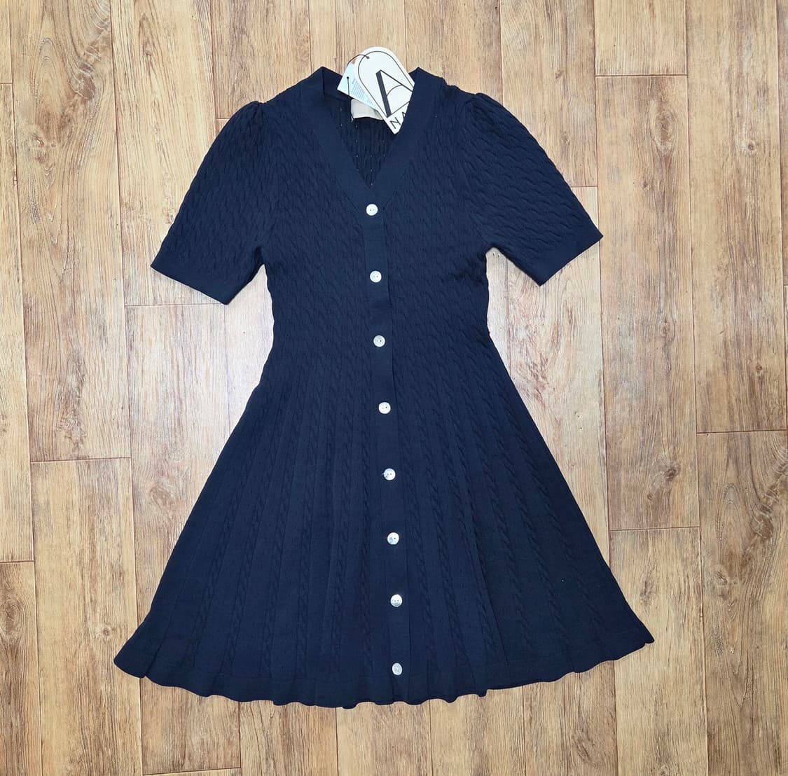 아틀리에나인(Atelier Nain) 케이블 니트원피스 55-66 새상품 상품이미지3