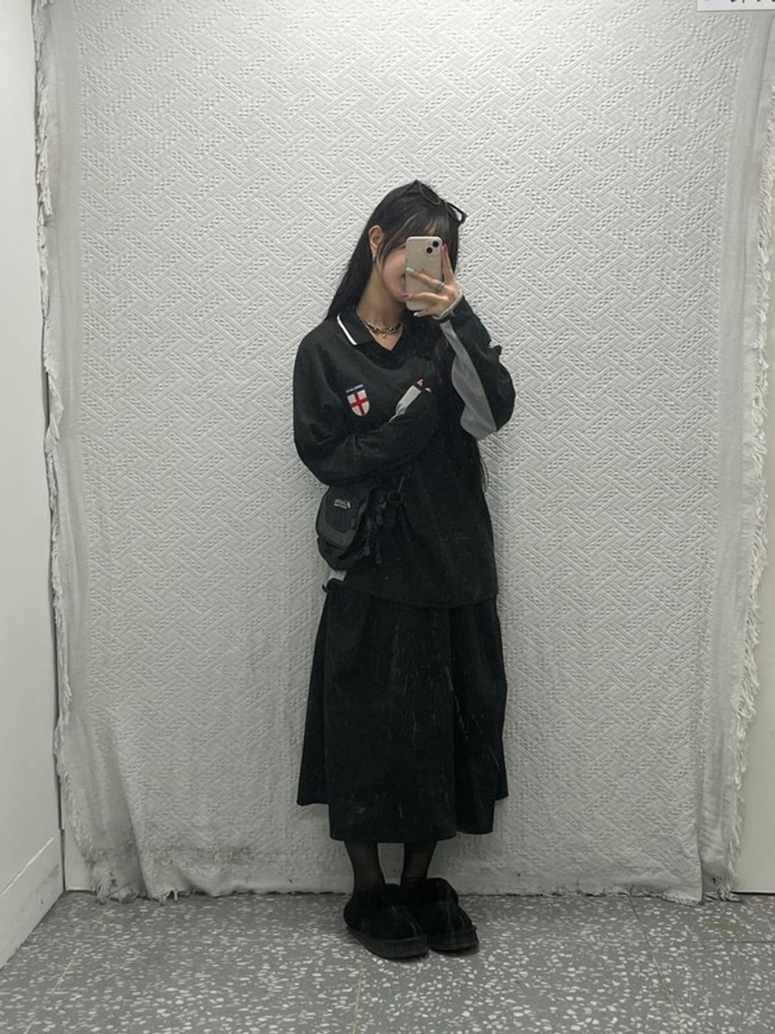 엄브로 블록코어 잉글래드 축구 카라 롱슬리브 105 C06799 상품이미지2