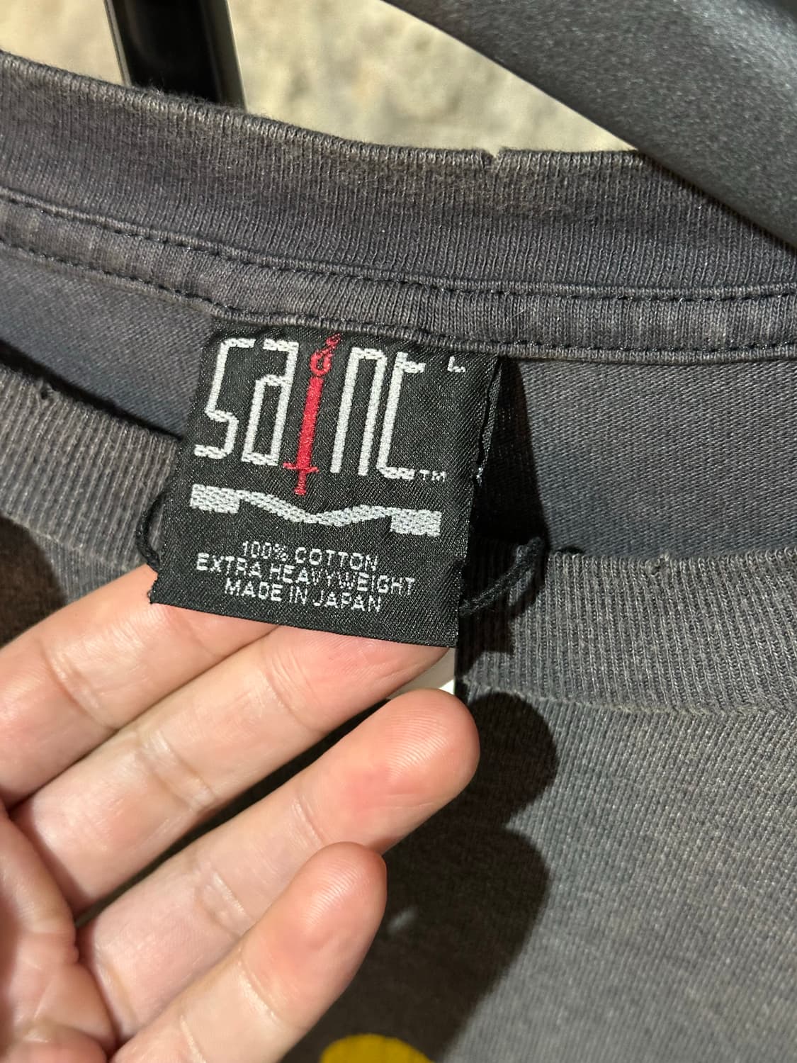 세인트마이클 레인보우 숏슬리브 티셔츠 블랙 상품이미지3