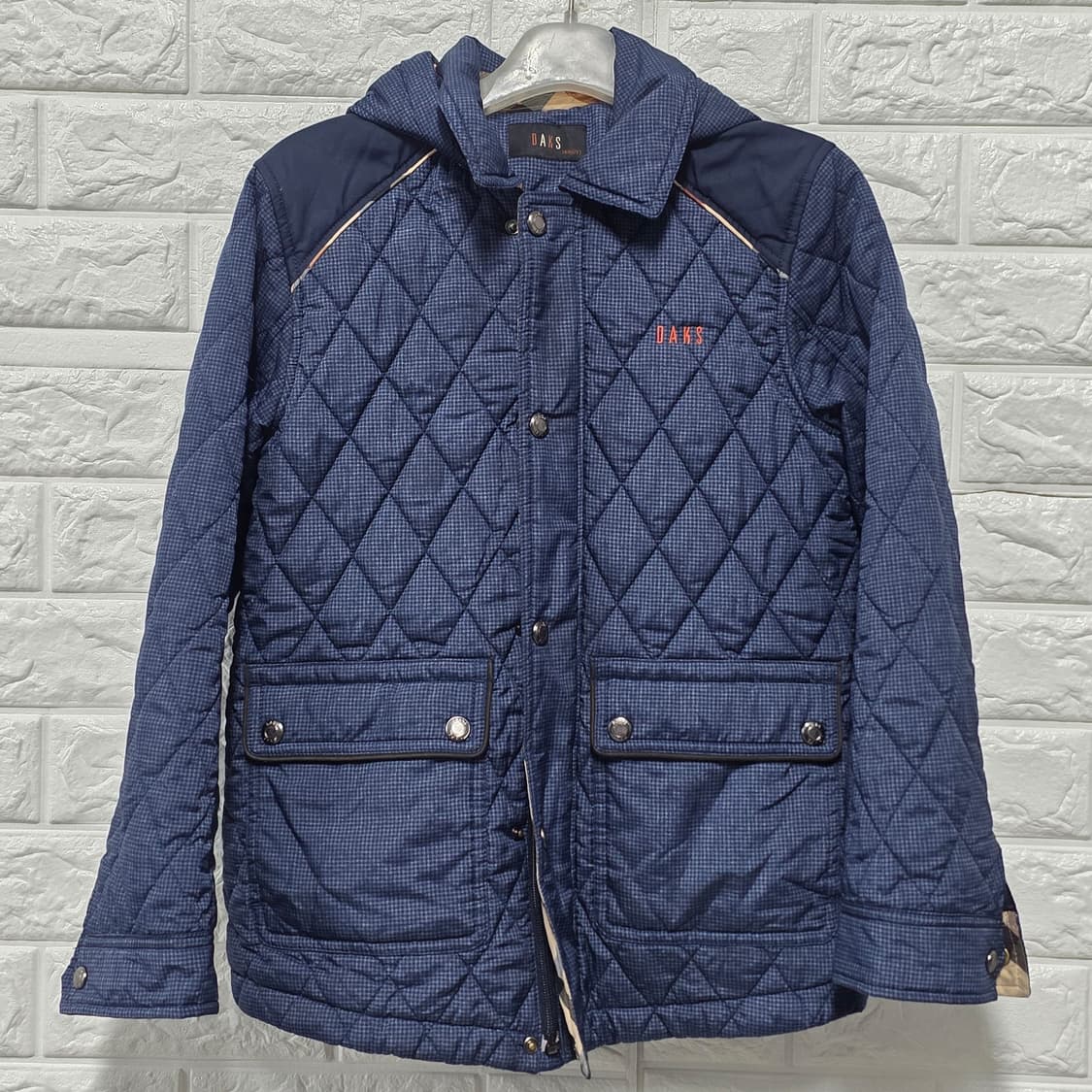 택포_ 닥스 키즈 퀼팅 후드 자켓 140 상품이미지1