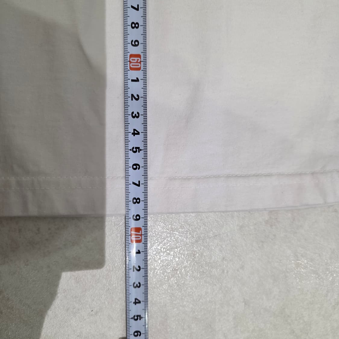 타미힐피거 흰색 로고 포인트 반팔티 S 상품이미지10