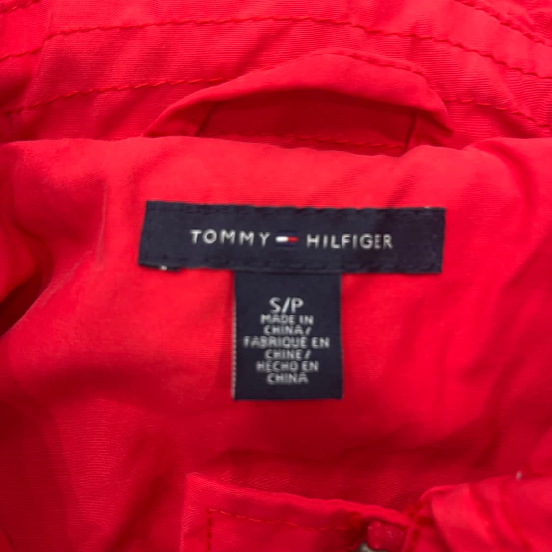 S 타미힐피거 벨티드 레드 트렌치코트 상품이미지6