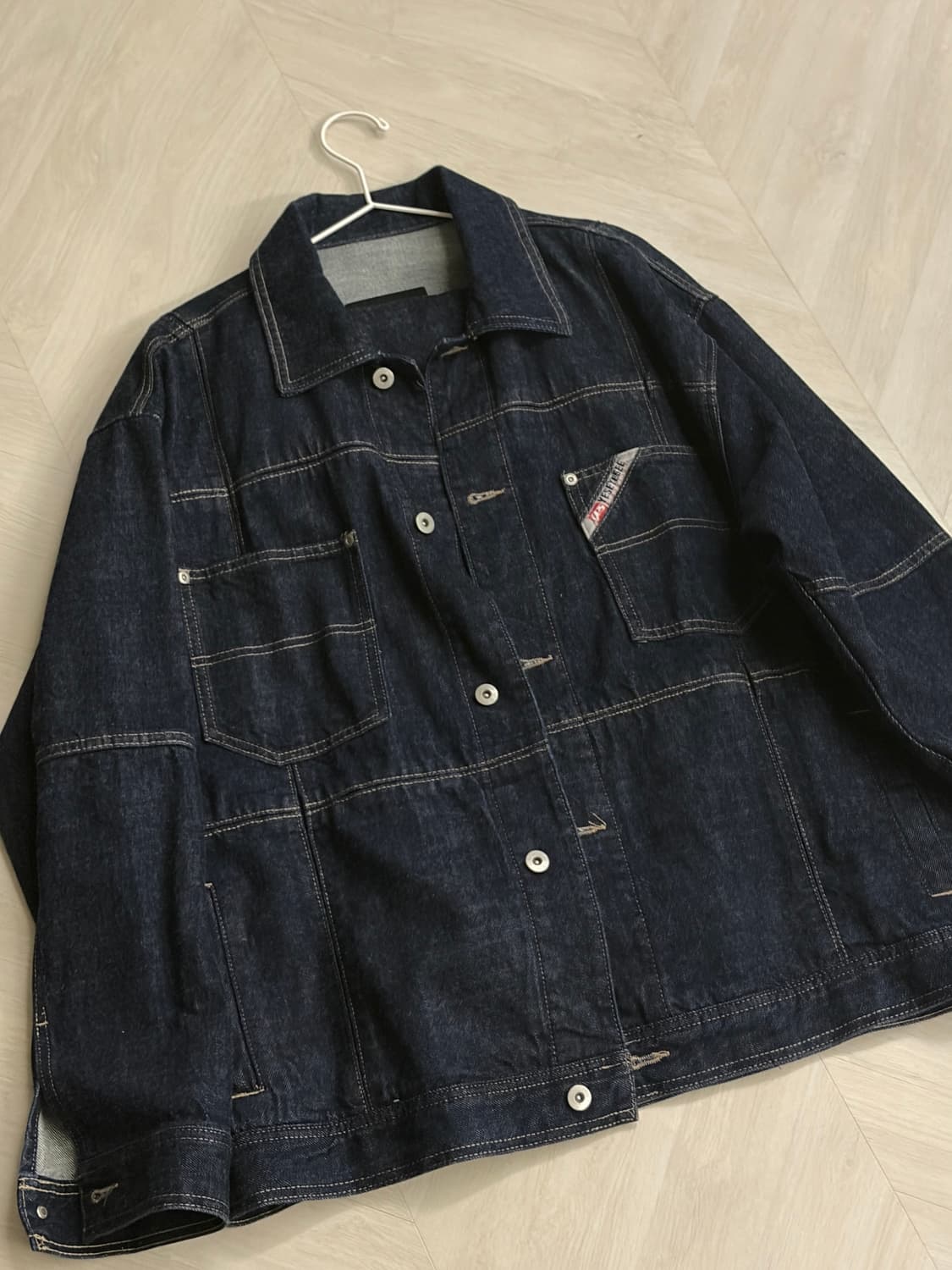 예스아이씨 데님 셋업 상품이미지1