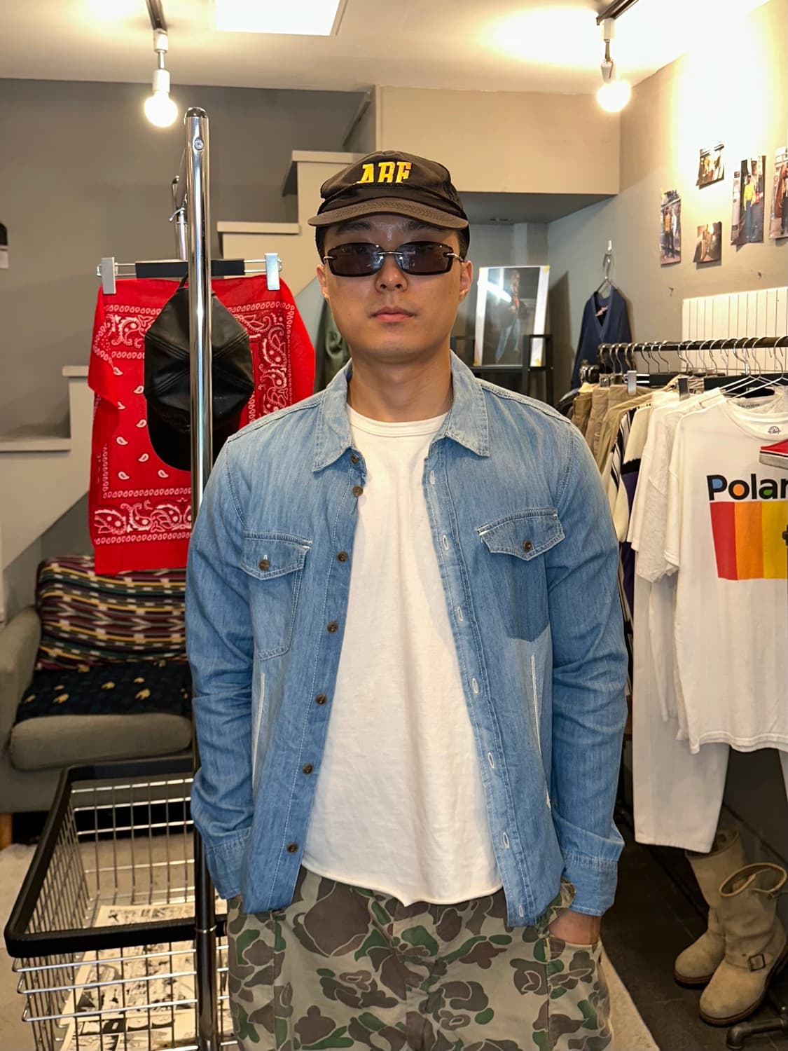 Anti Ballistic ethnic Denim Shirt 상품이미지3