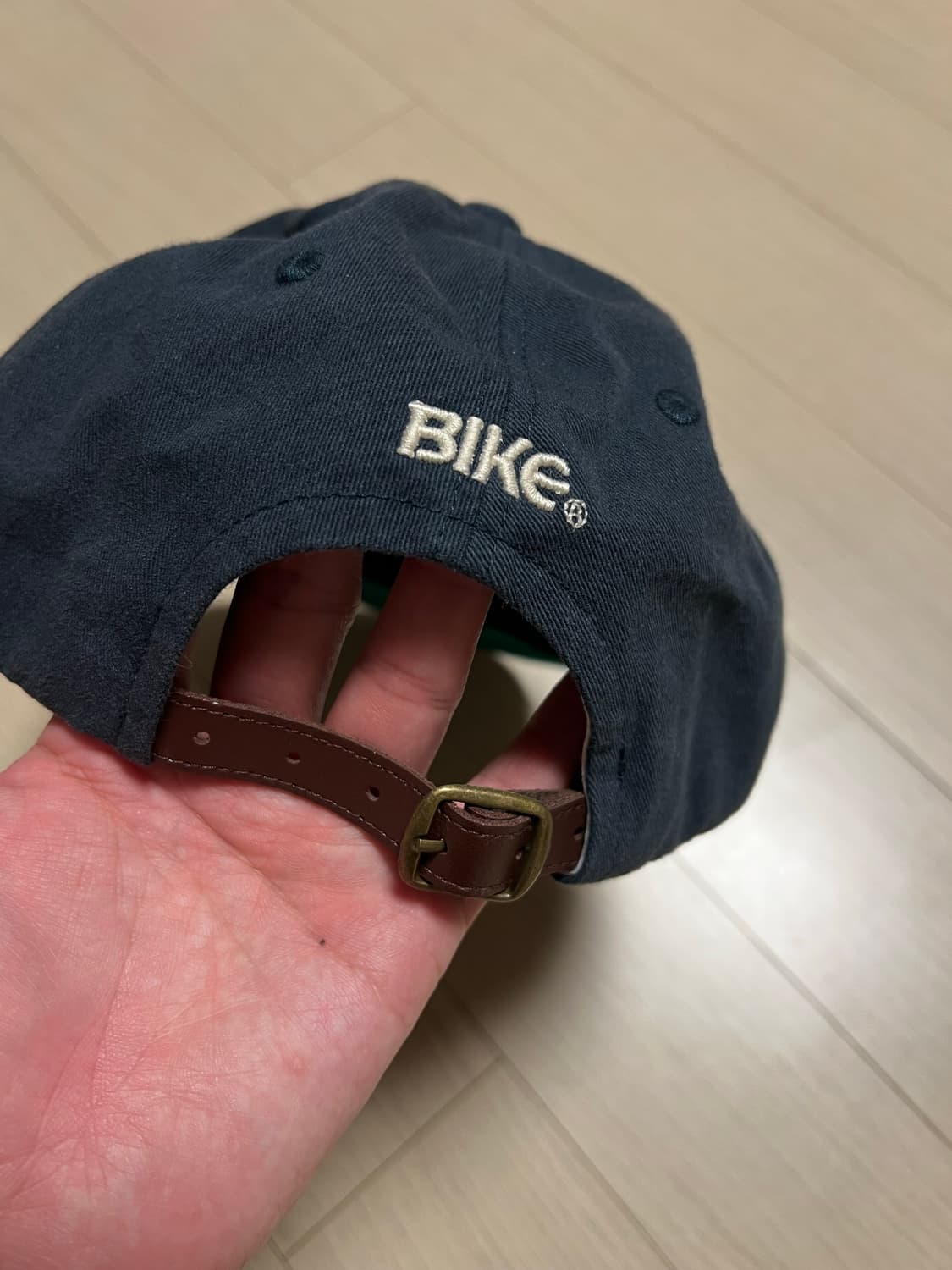 BIKE 타일 6패널 로고 볼캡 네이비 상품이미지4