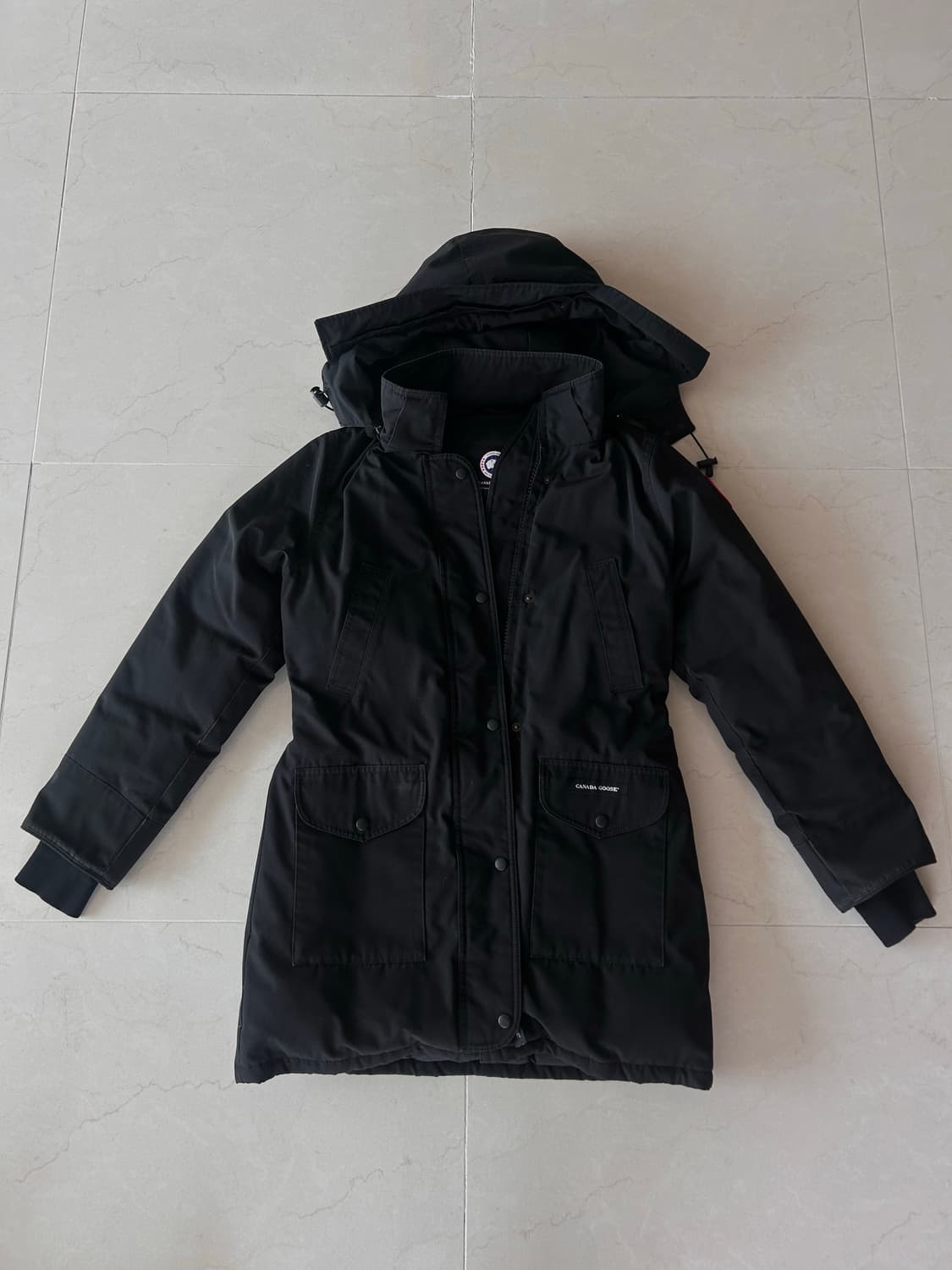 캐나다구스 켄싱턴 여성 롱패딩 블랙 M 상품이미지1