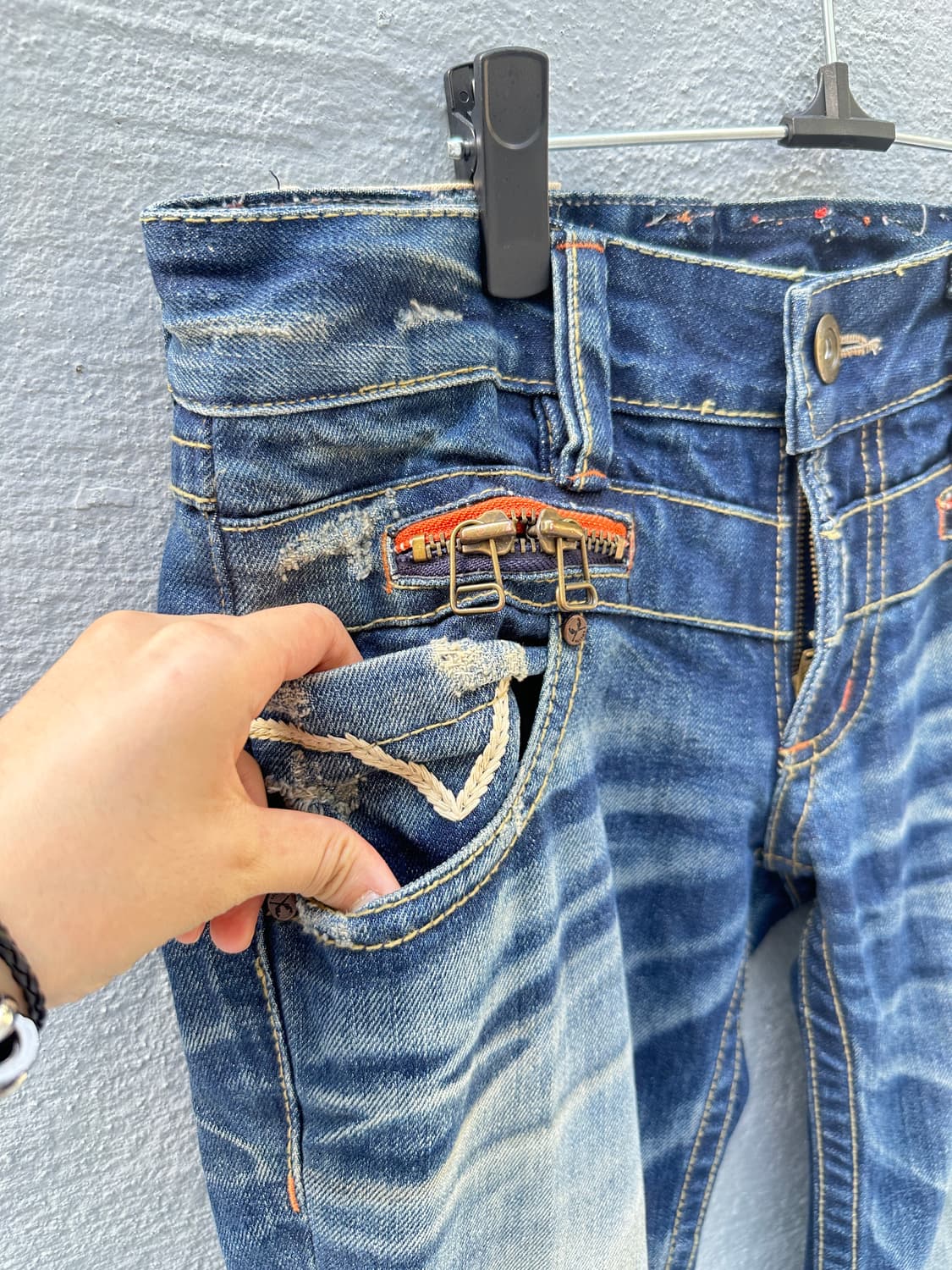 Lolita jeans washing flare low rise  상품이미지4