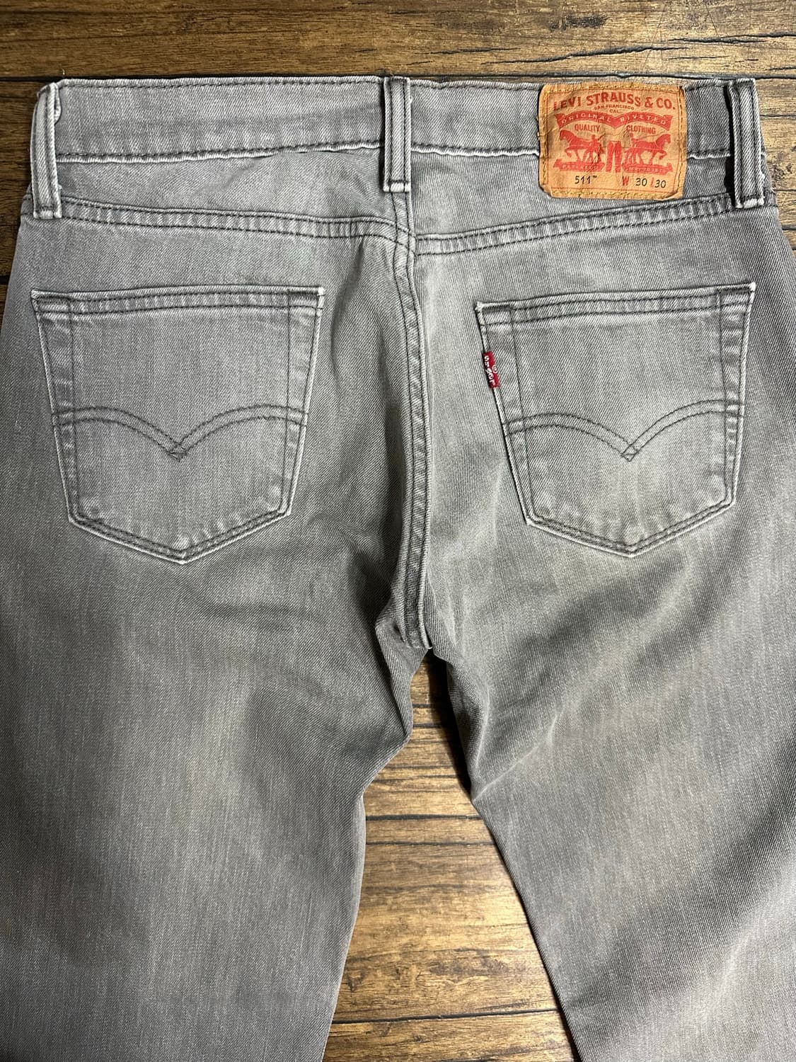 리바이스(LEVIS) 511 그레이 워시 슬림핏 데님팬츠 W30 스판 상품이미지7