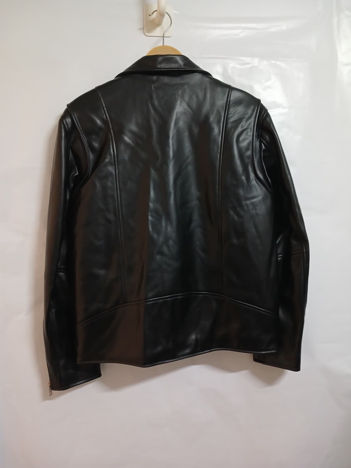 (새상품,L,100)라퍼지스토어 남성 버핑레더 가죽자켓 상품이미지4