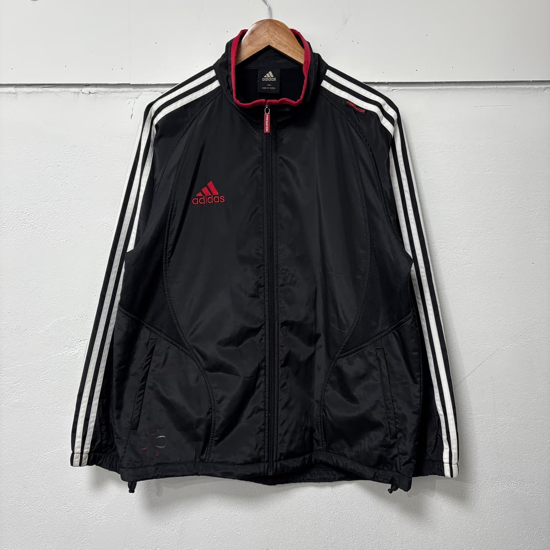 아디다스 블랙 삼선 자켓 상품이미지1
