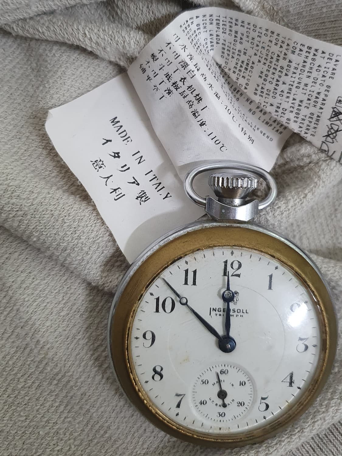 09SS 스톤 아일랜드 아이보리 쿼터 집 스웨트셔츠 상품이미지10