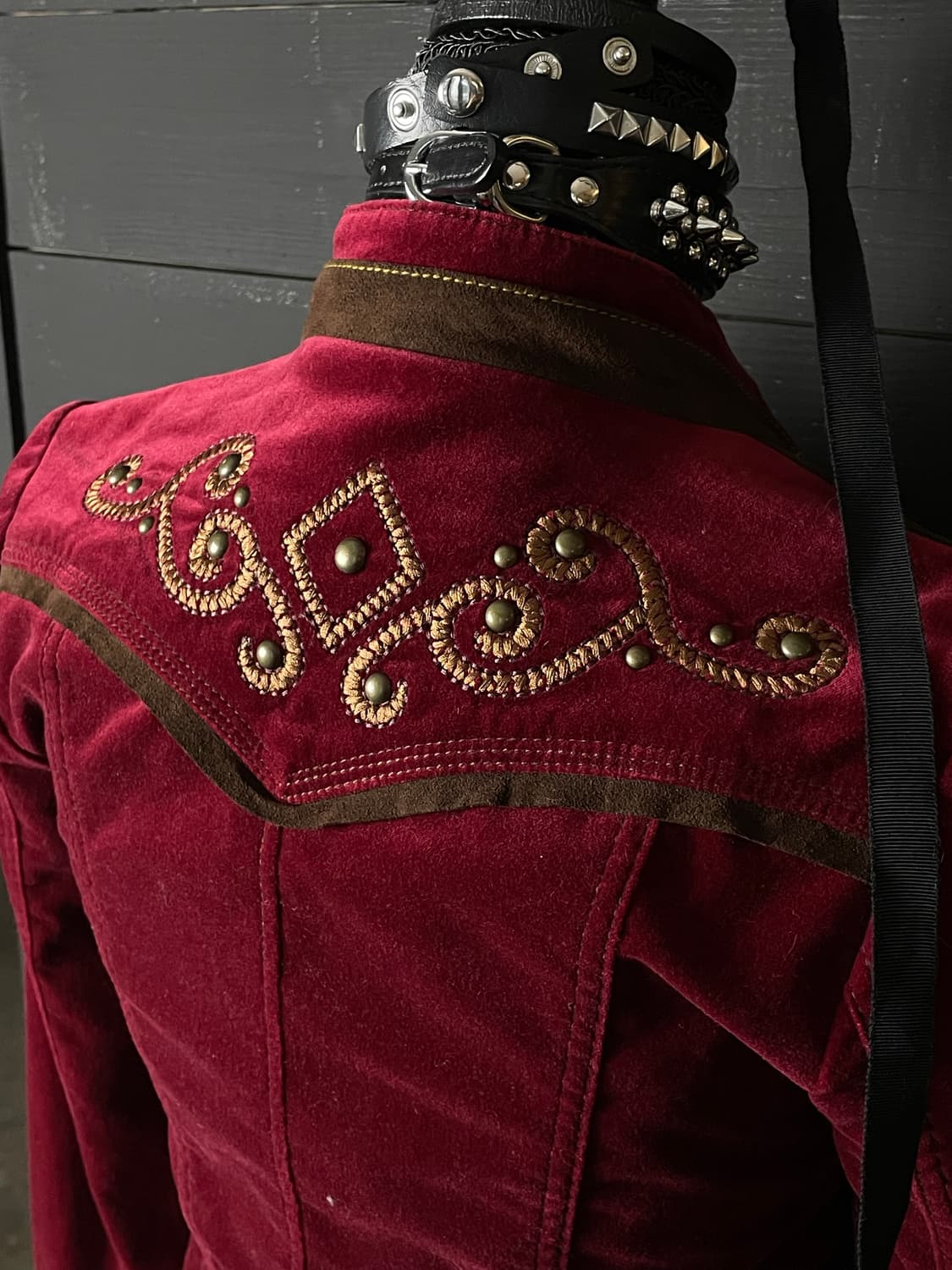 EGOIST 에고이스트 레드 벨벳 웨스턴 펑크 자켓 상품이미지6