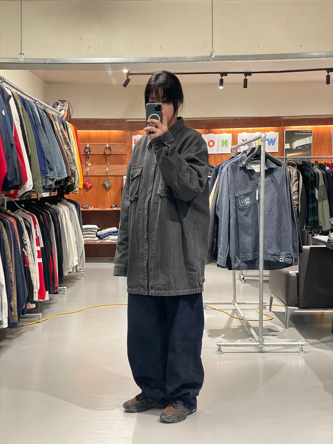 빈티지 빅사이즈 셔츠 자켓   상품이미지5