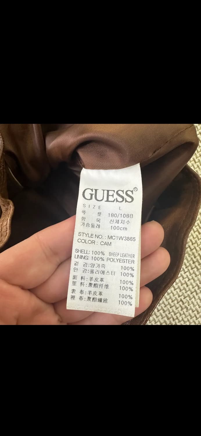 GUESS 게스 남성 가죽 자켓  상품이미지3