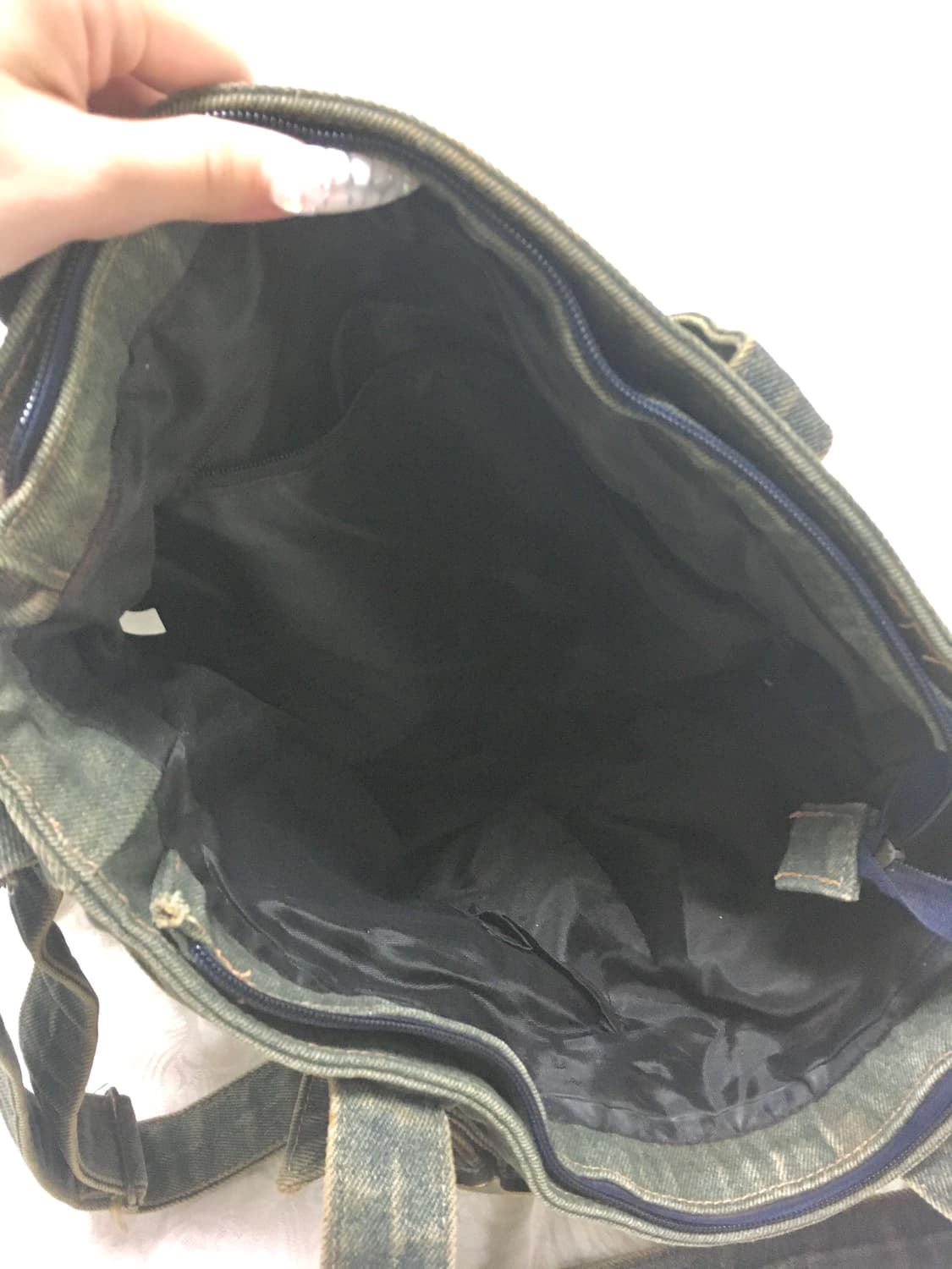 빈티지 카키 그런지 크로스 백  상품이미지10