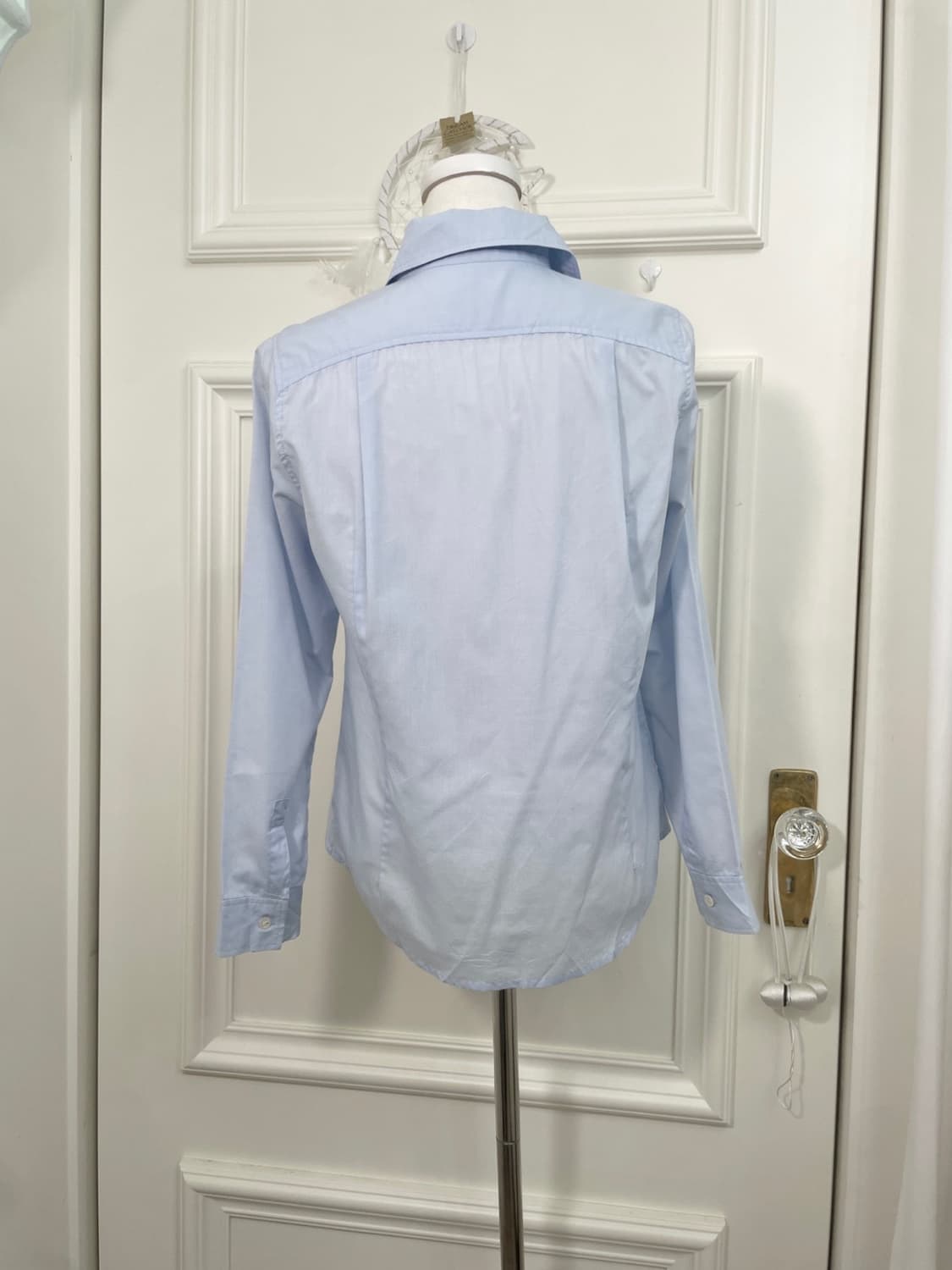 sky blue basic line shirt 상품이미지3
