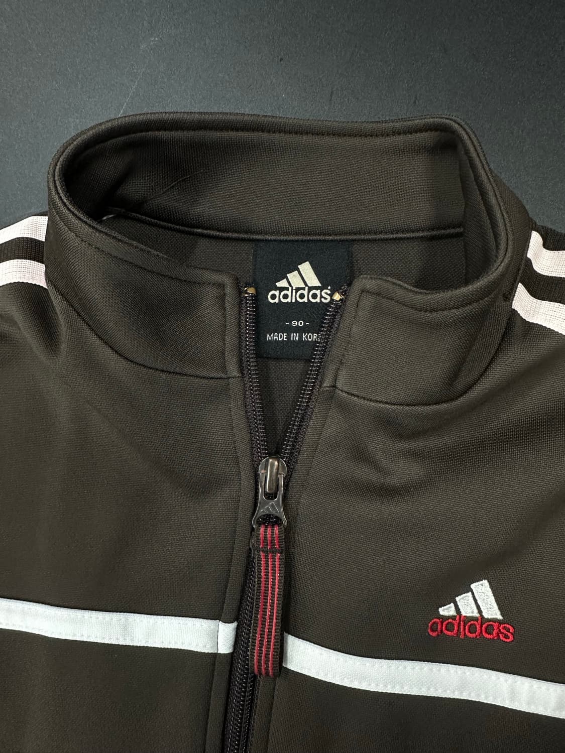 아디다스 핑크 브라운 y2k 컬러 져지 탑 상품이미지6