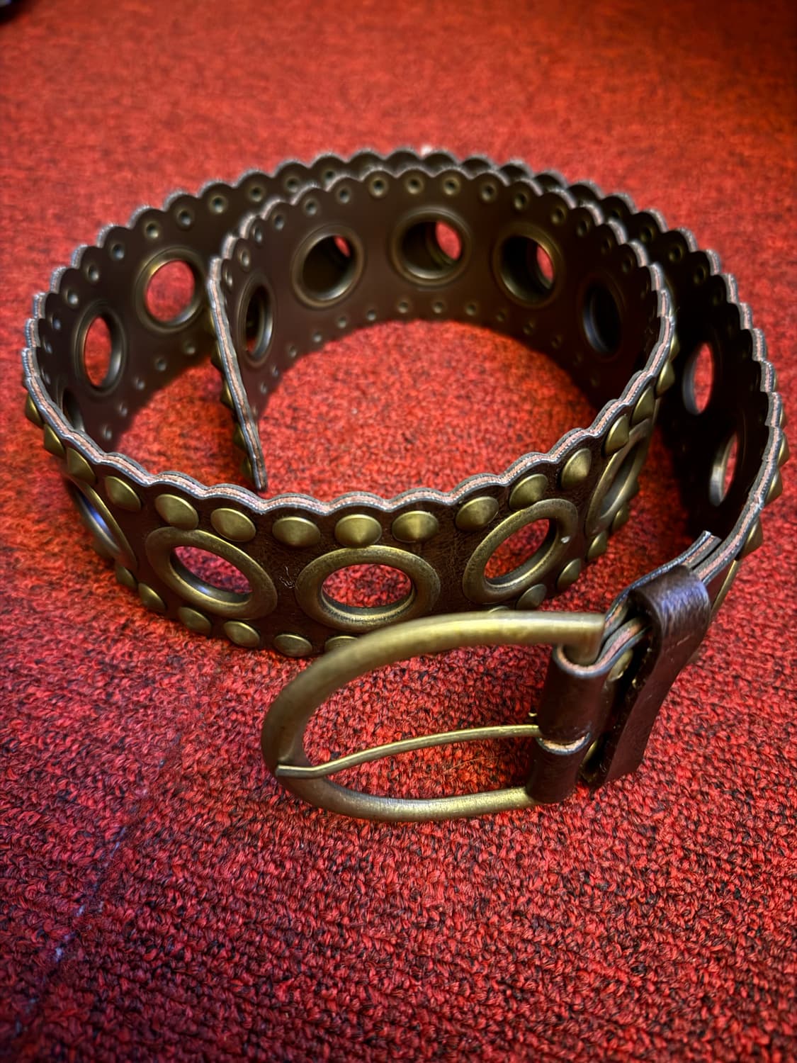 일본 빈티지 스터드 벨트 상품이미지1