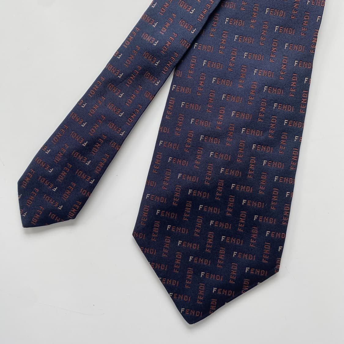 FENDI 펜디 영문모노그램 정품 명품넥타이 상품이미지2