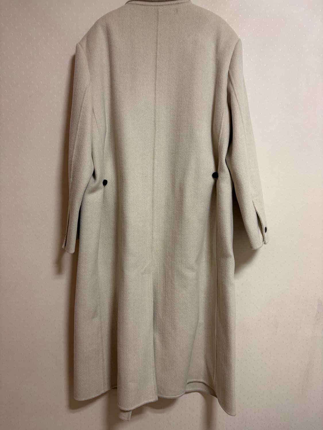 런던플랏 핸드메이드 코트 크림 상품이미지7