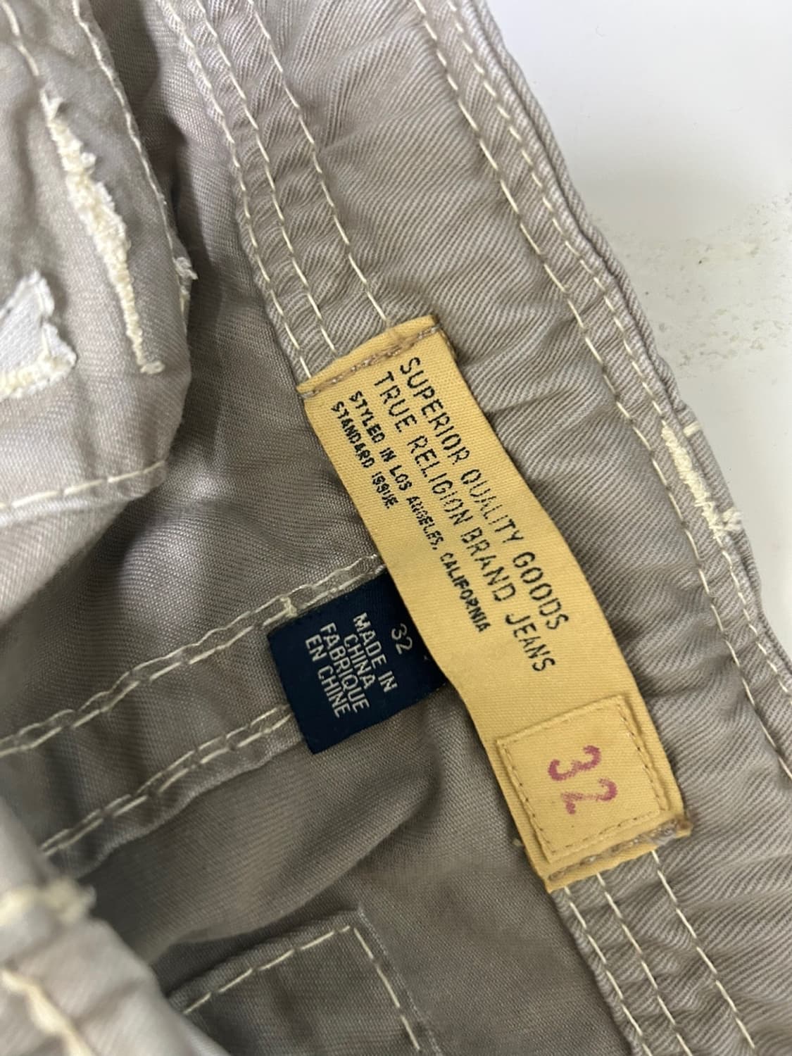 트루릴리젼 남성 스트치 카고 반바지 32사이즈 상품이미지5