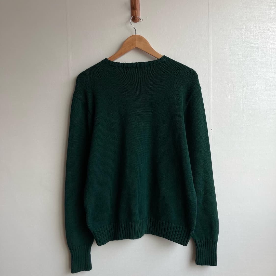 폴로 녹색 니트 M 상품이미지4