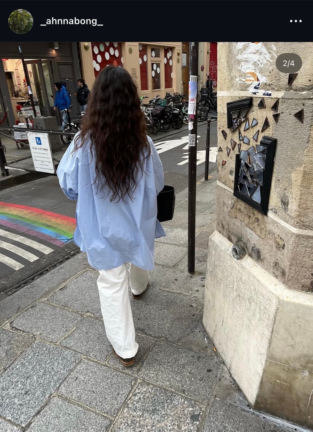 에토스 커프스 셔츠 스카이블루 상품이미지2