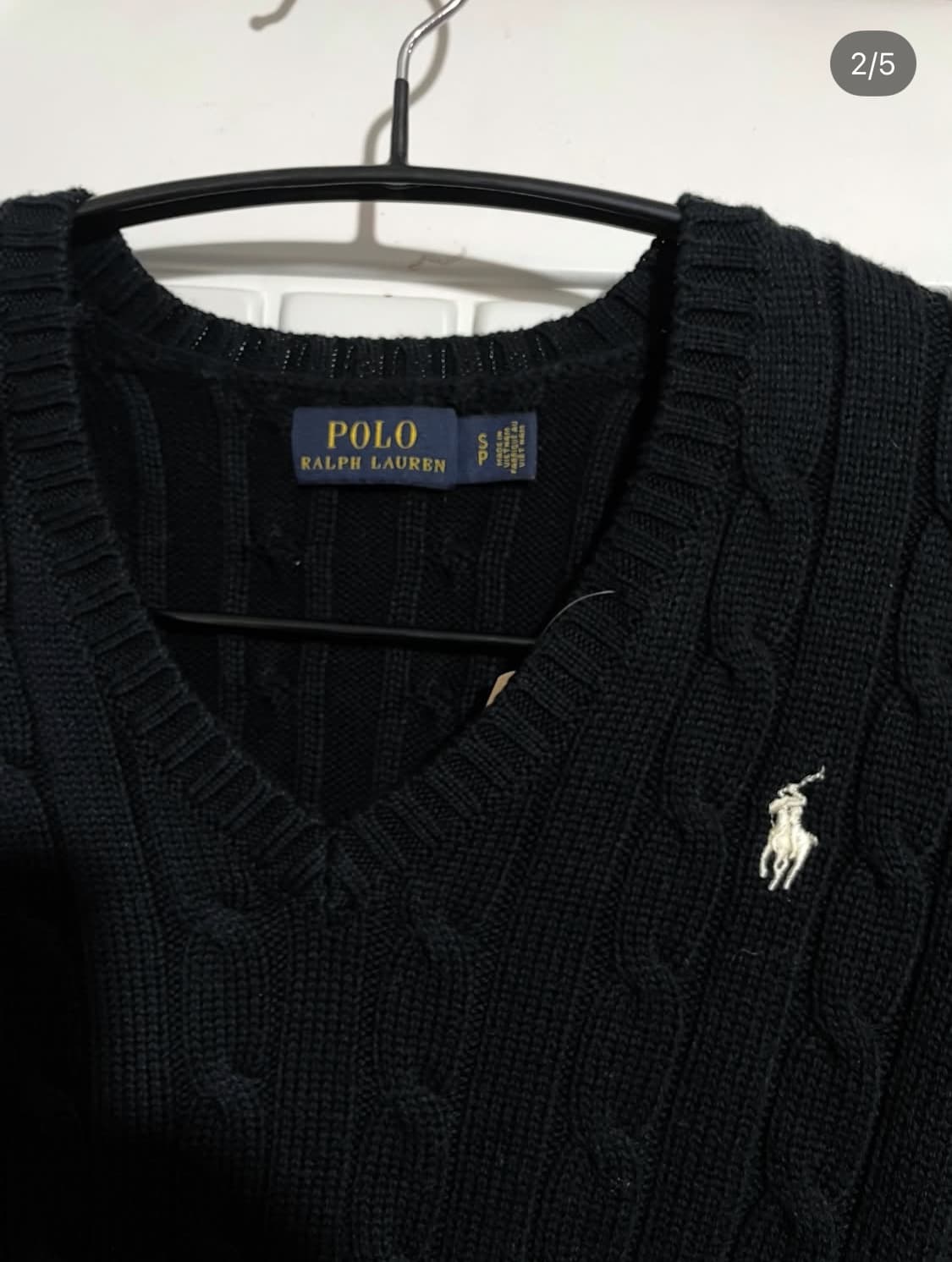 폴로랄프로렌 슬림핏 케이블 니트 상품이미지2