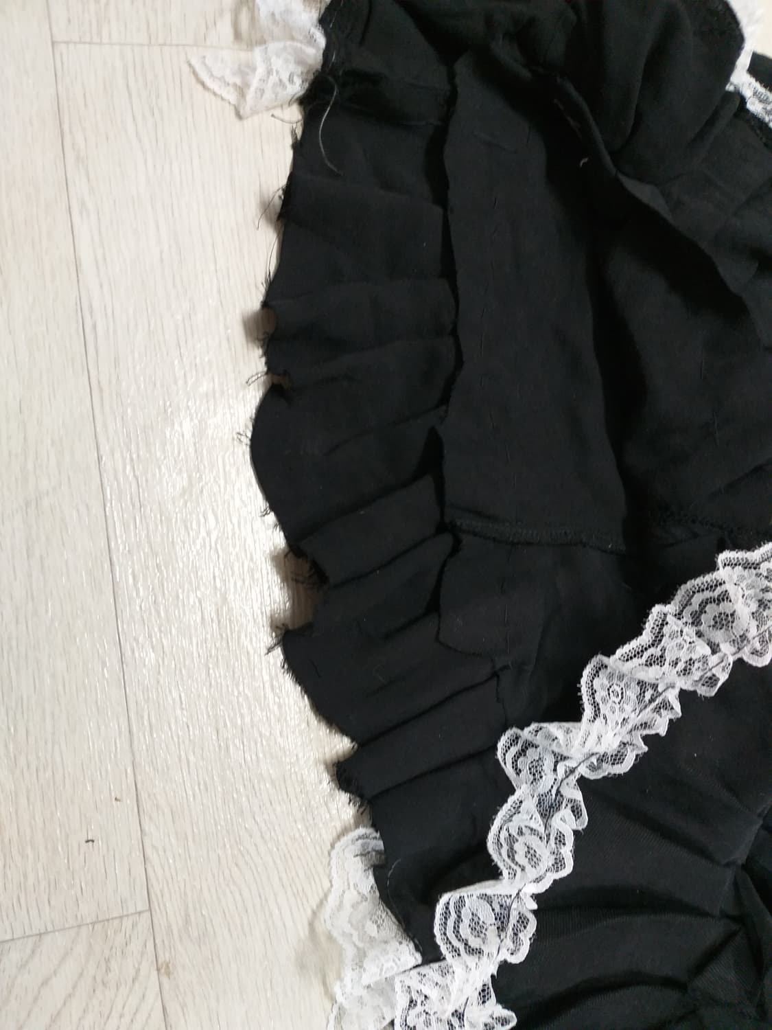 빈티지캉캉프릴레이스스커트고스펑크그런지페어리히메갸루y2k캐릭캐릭체인지로리타 상품이미지2