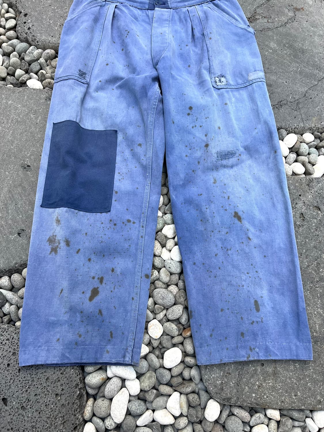 HARD FADED WASHING 패치워크 빈티지프렌치워크팬츠 상품이미지4