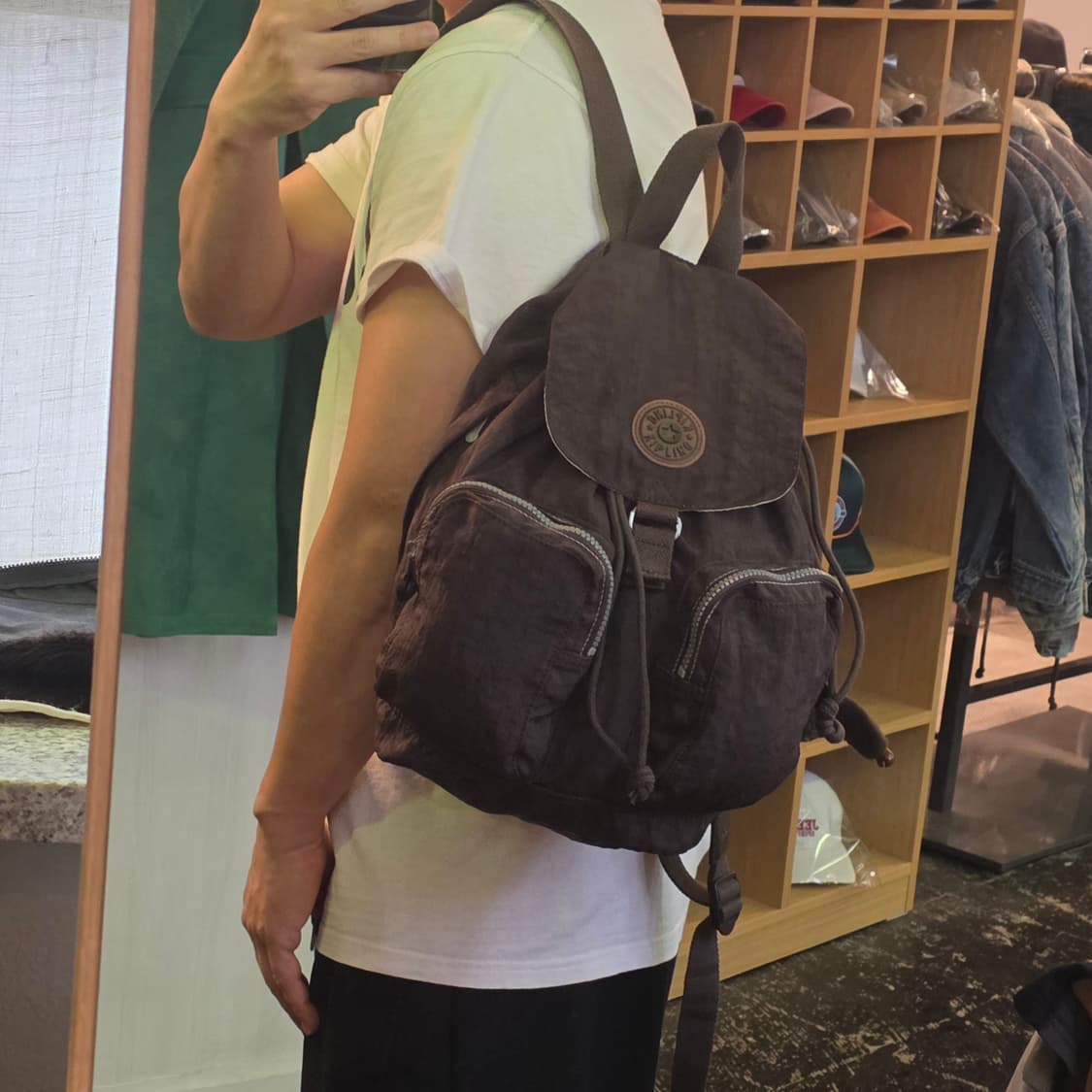 키플링 브라운 미니 백팩 상품이미지2