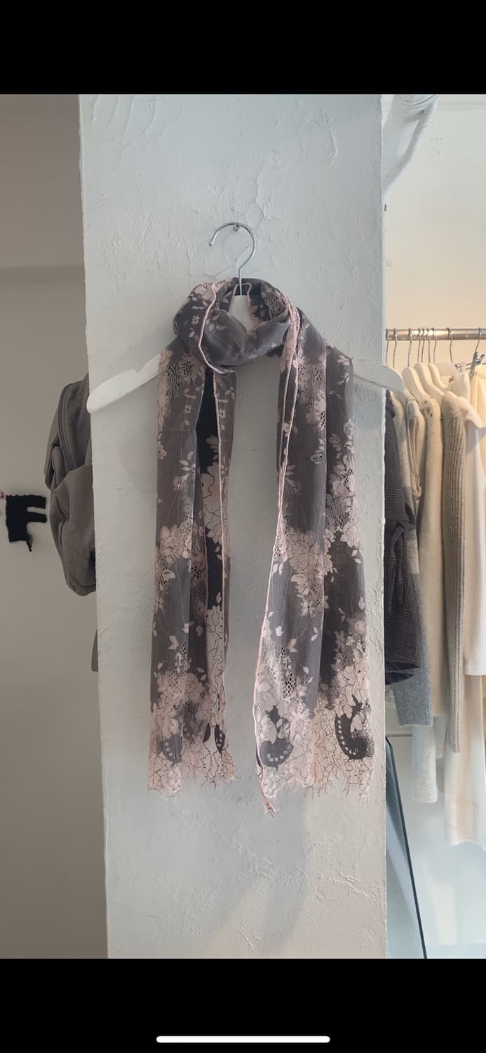 Dusty Rose lace scarf 상품이미지6