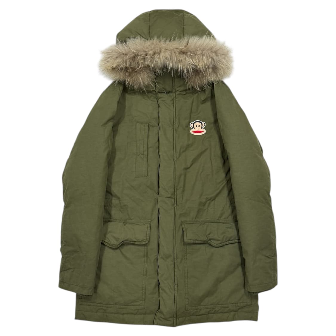 홀하우스 폴프랭크 야상패딩 점퍼 카키 그린 M 95 상품이미지1