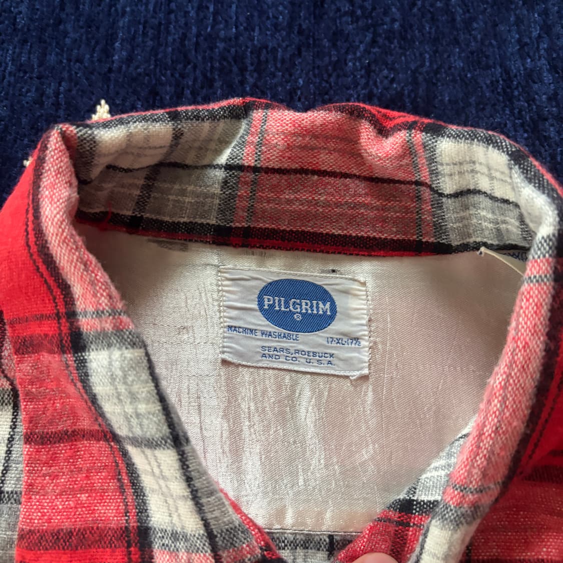 60s sears pilgrim 보더 셔츠  상품이미지2