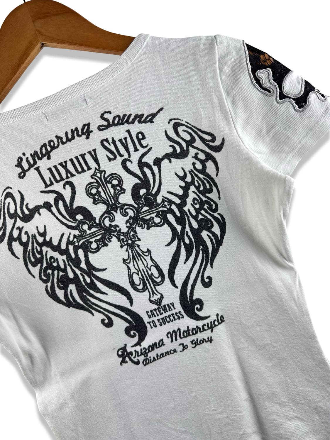 JPN 펑크 트라이벌 크로스 스컬 딱붙티2823 상품이미지4