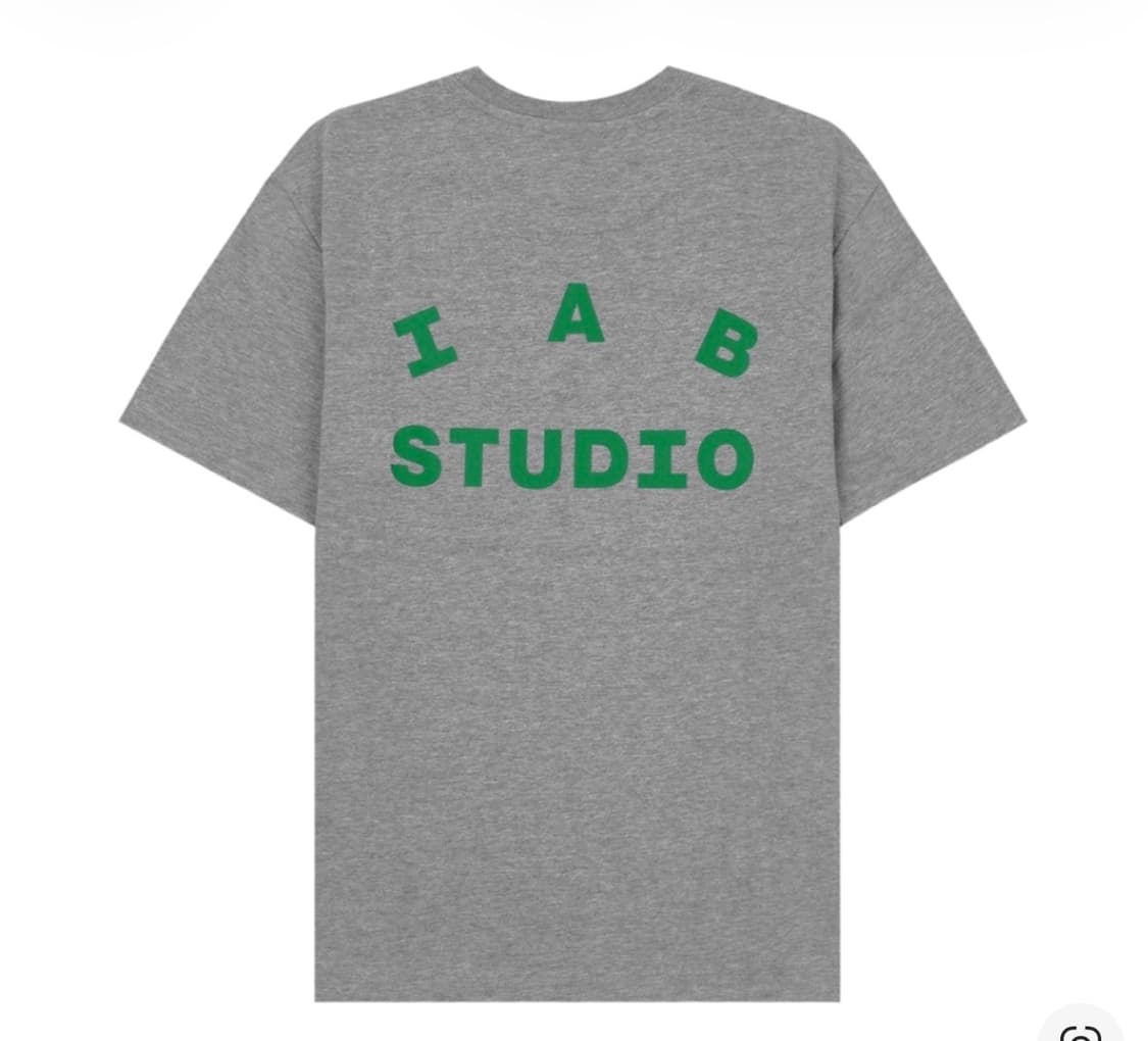 아이앱 스튜디오 티셔츠 그레이 그린 XL 상품이미지1