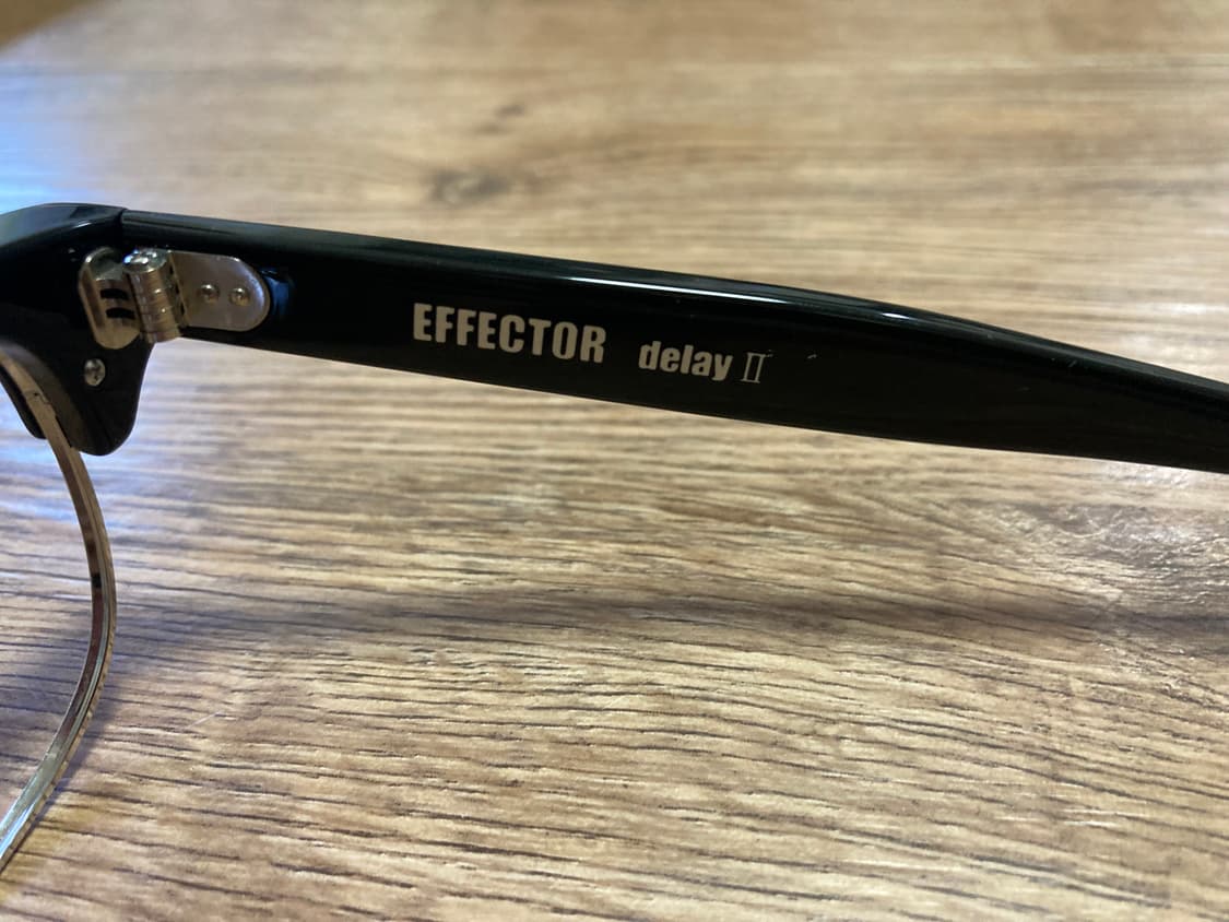 EFFECTOR 이펙터 딜레이2 하금테 안경 / 블랙 상품이미지4