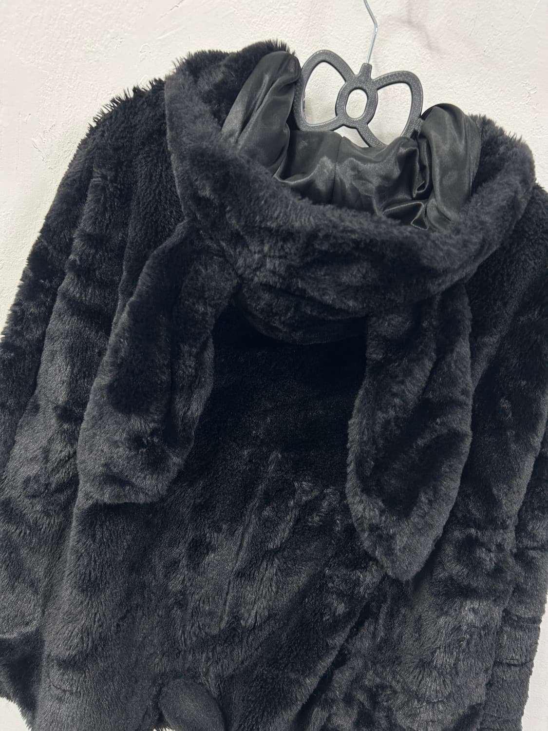 [D.F] 우사미미 리본 플러피 후드 가디건 상품이미지7